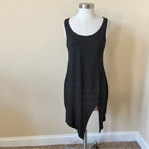 Alembika stripe asymmetric hem dress 13064
